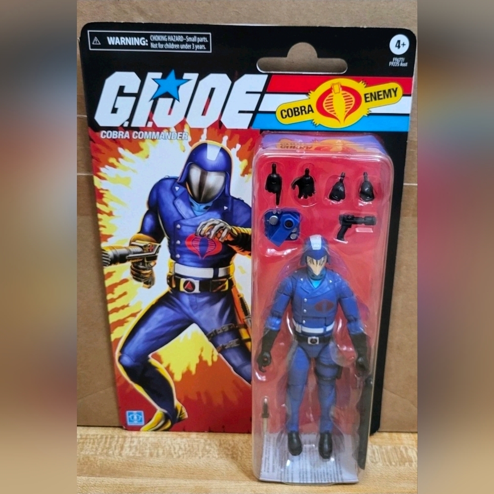G.i Joe Retro Cardback Cobra Commander 6" Action Figure NEW